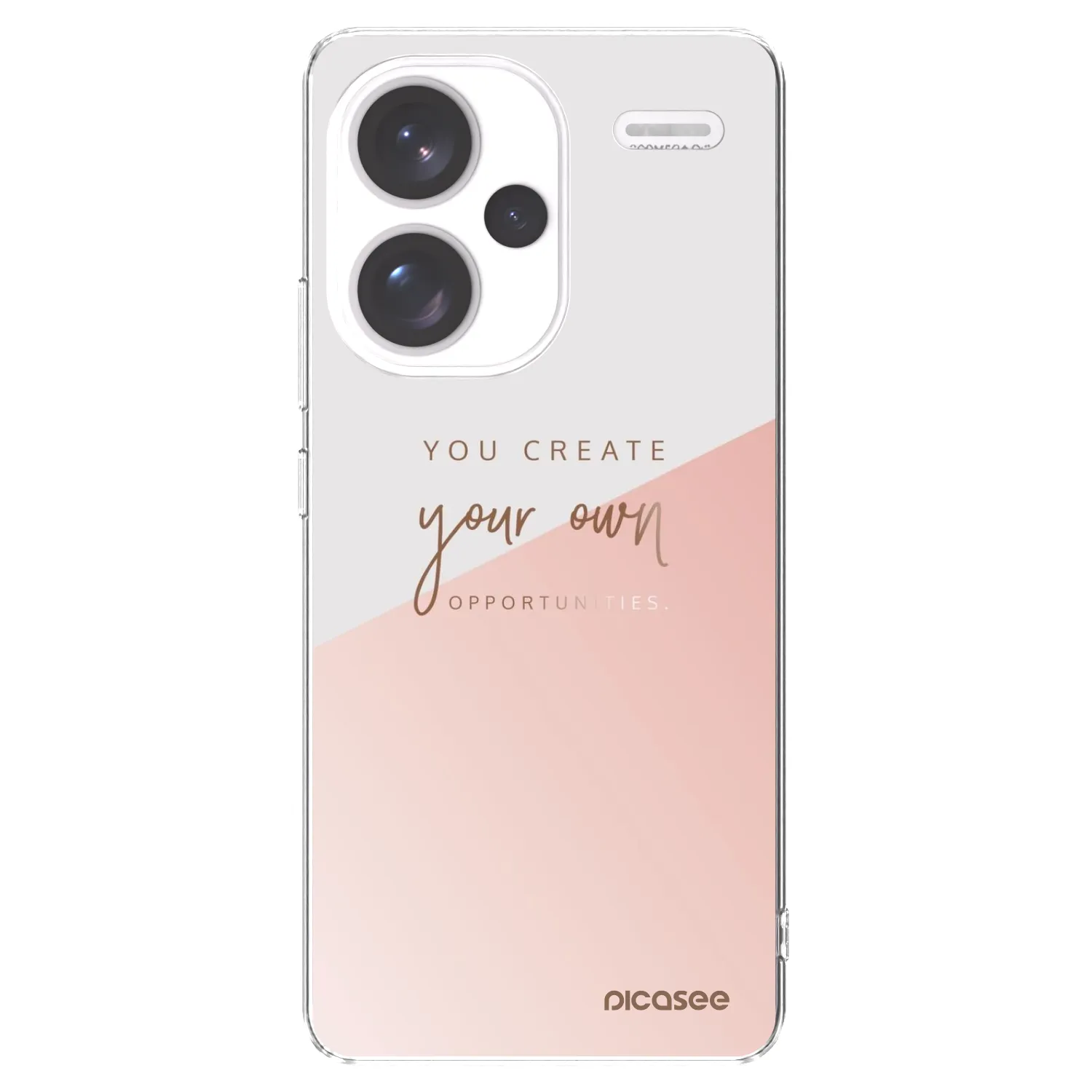 Picasee Xiaomi Redmi Note 13 Pro+ 5G Hülle - Transparentes Silikon - You create your own opportunities
