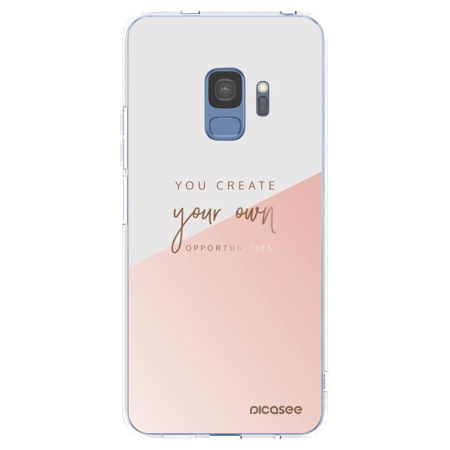 Picasee Samsung Galaxy S9 G960F Hülle - Transparentes Silikon - You create your own opportunities