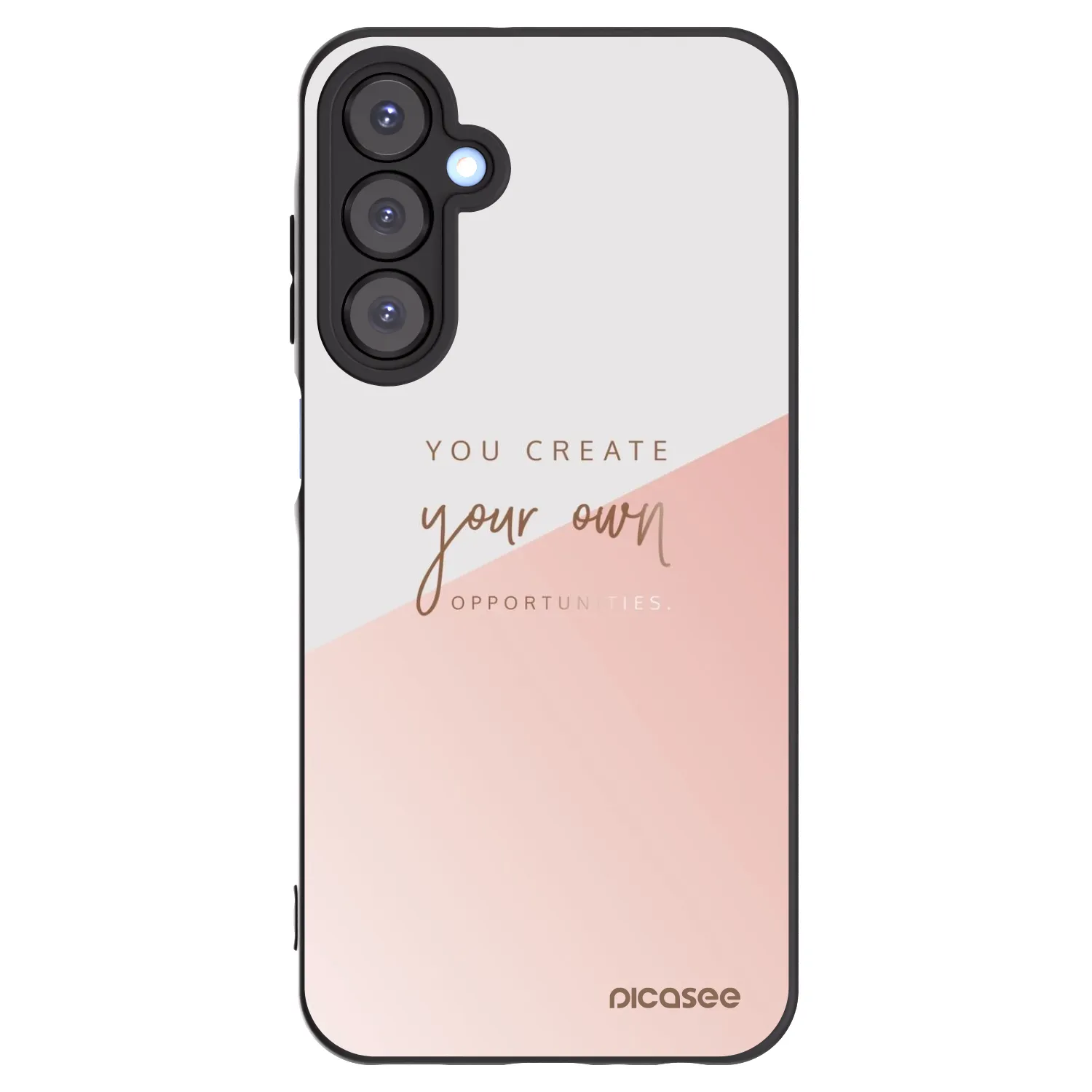 Picasee Samsung Galaxy A25 A256B 5G Hülle - Schwarzes Silikon - You create your own opportunities