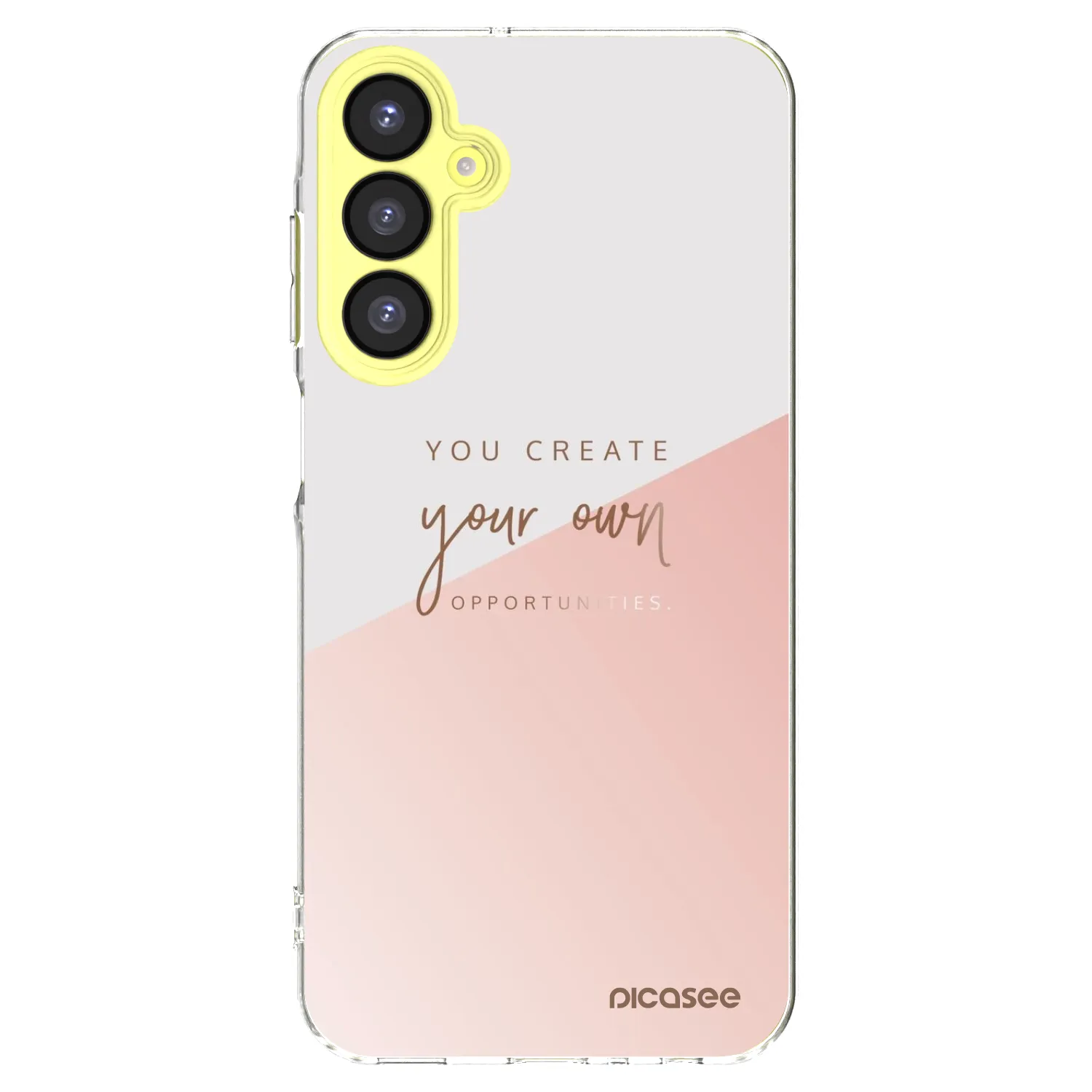 Picasee Samsung Galaxy A25 A256B 5G Hülle - Transparentes Silikon - You create your own opportunities