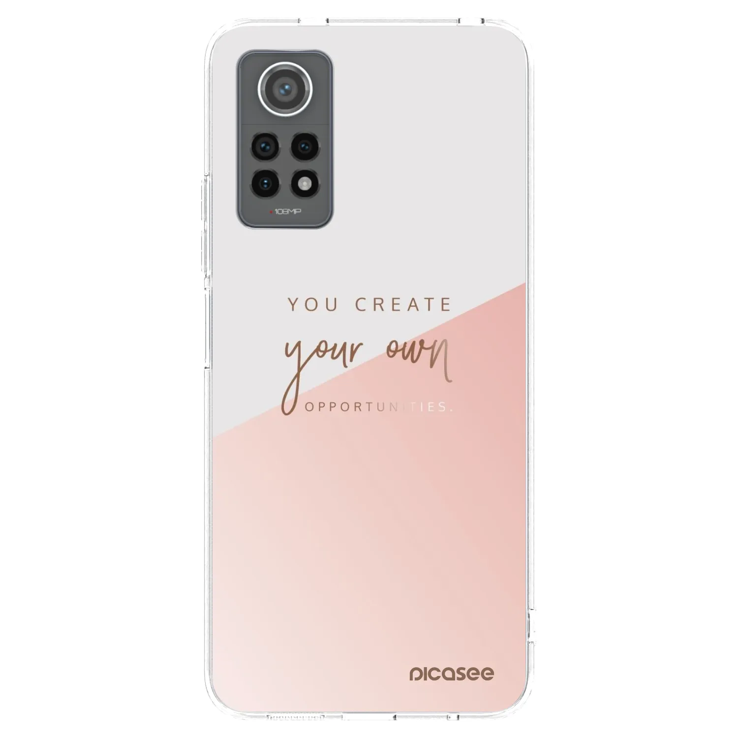 Picasee Xiaomi Redmi Note 12 Pro 4G Hülle - Transparentes Silikon - You create your own opportunities