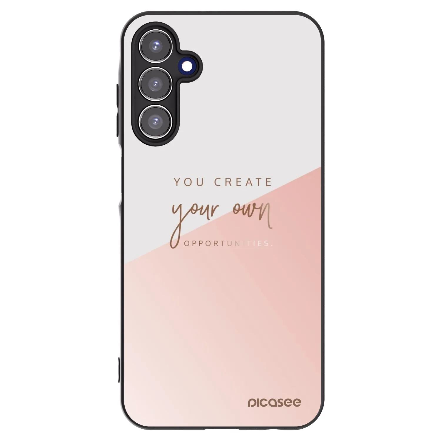 Picasee Samsung Galaxy A15 A156B 5G Hülle - Schwarzes Silikon - You create your own opportunities