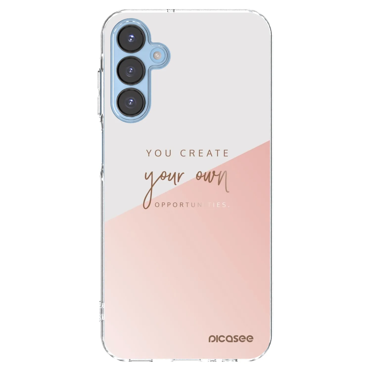 Picasee Samsung Galaxy A15 A156B 5G Hülle - Transparentes Silikon - You create your own opportunities
