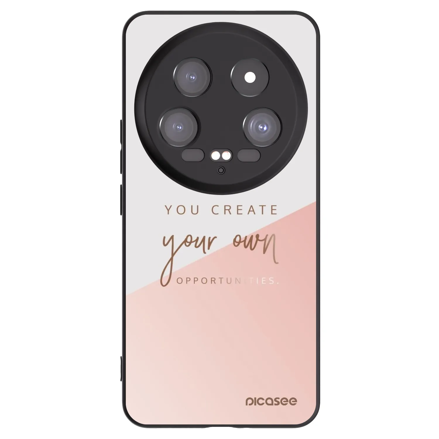 Picasee Xiaomi 14 Ultra Hülle - Schwarzes Silikon - You create your own opportunities