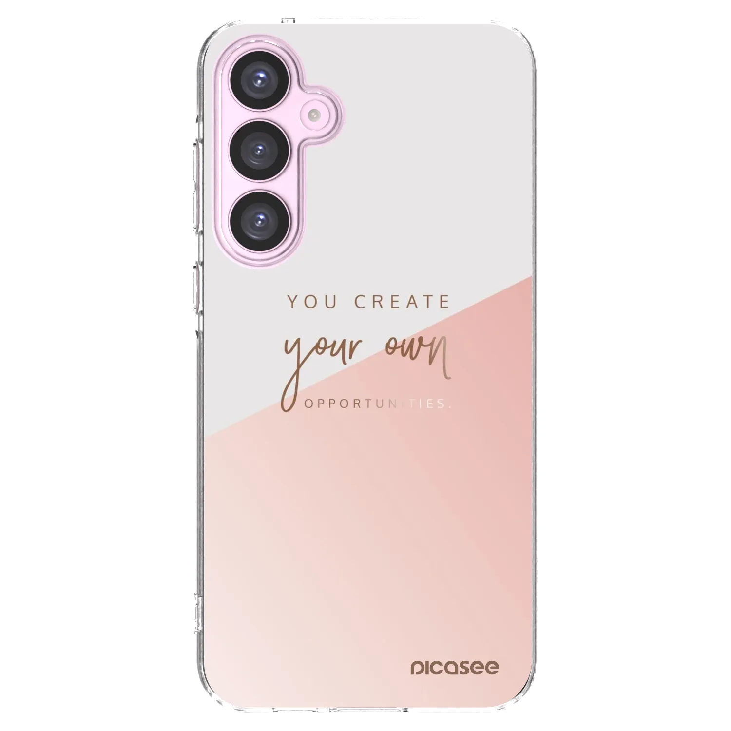 Picasee Samsung Galaxy A55 5G A556B Hülle - Transparentes Silikon - You create your own opportunities
