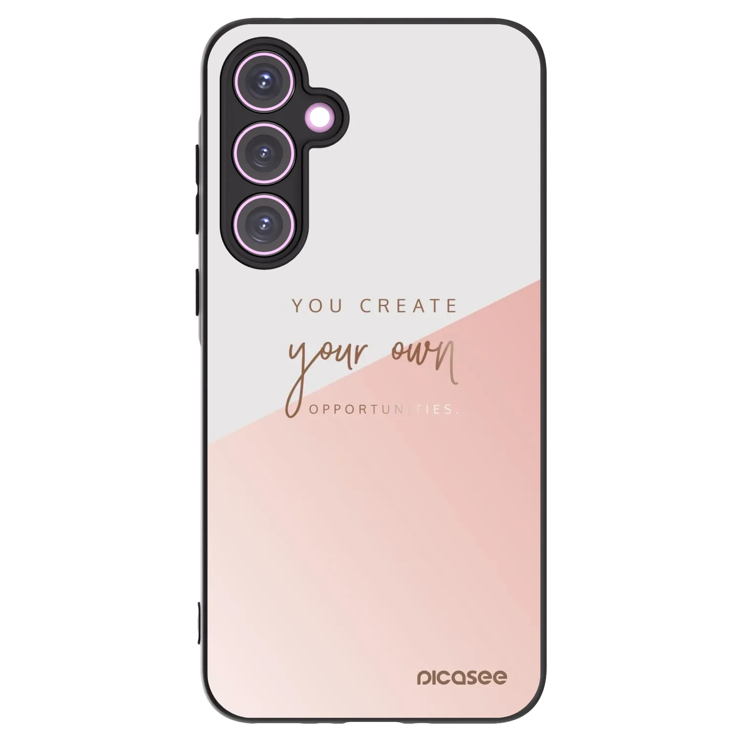 Picasee Samsung Galaxy A35 5G A356B Hülle - Schwarzes Silikon - You create your own opportunities
