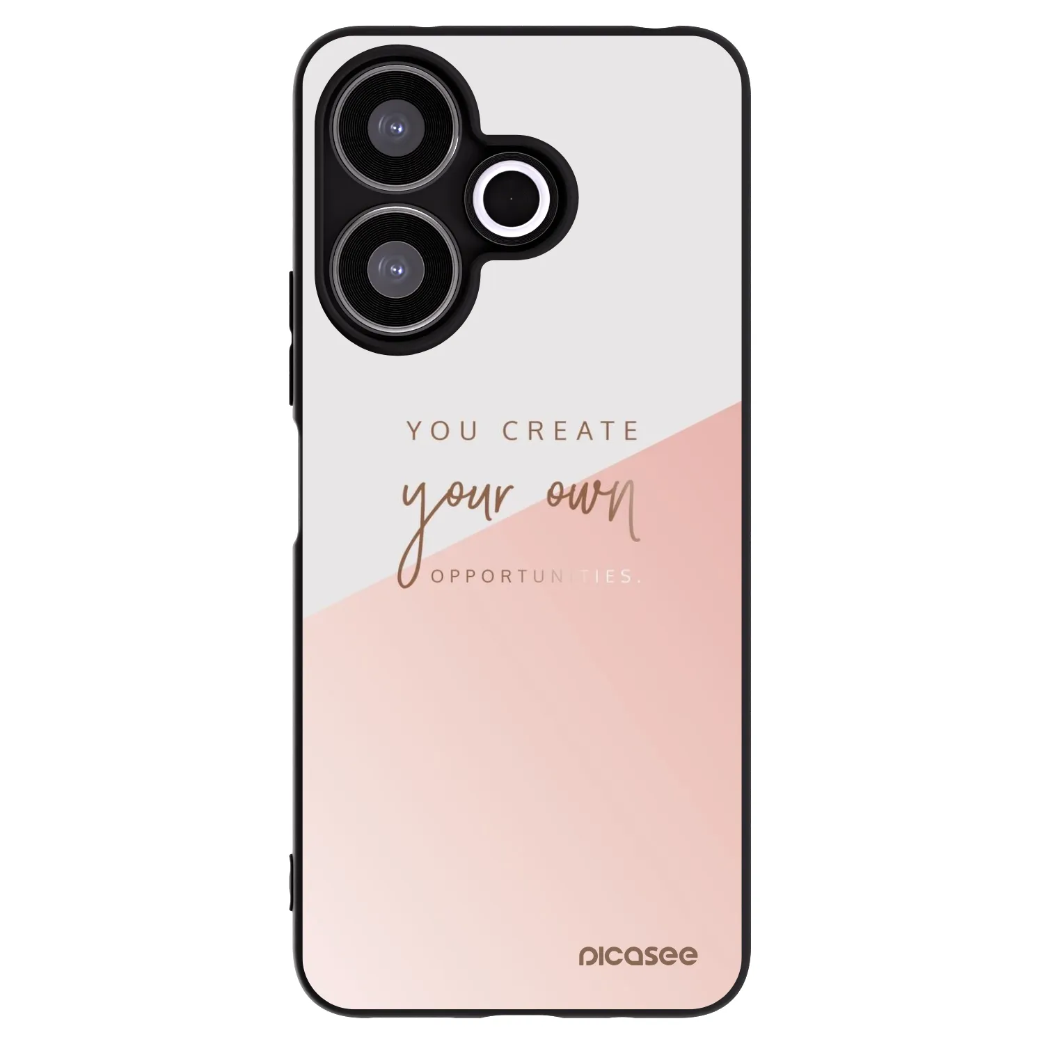 Picasee Xiaomi Redmi 13 4G Hülle - Schwarzes Silikon - You create your own opportunities