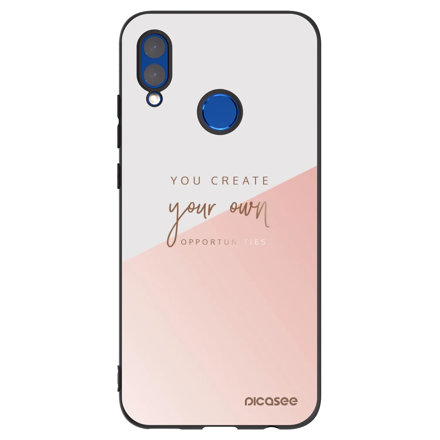 Picasee Huawei P Smart 2019 Hülle - Schwarzes Silikon - You create your own opportunities