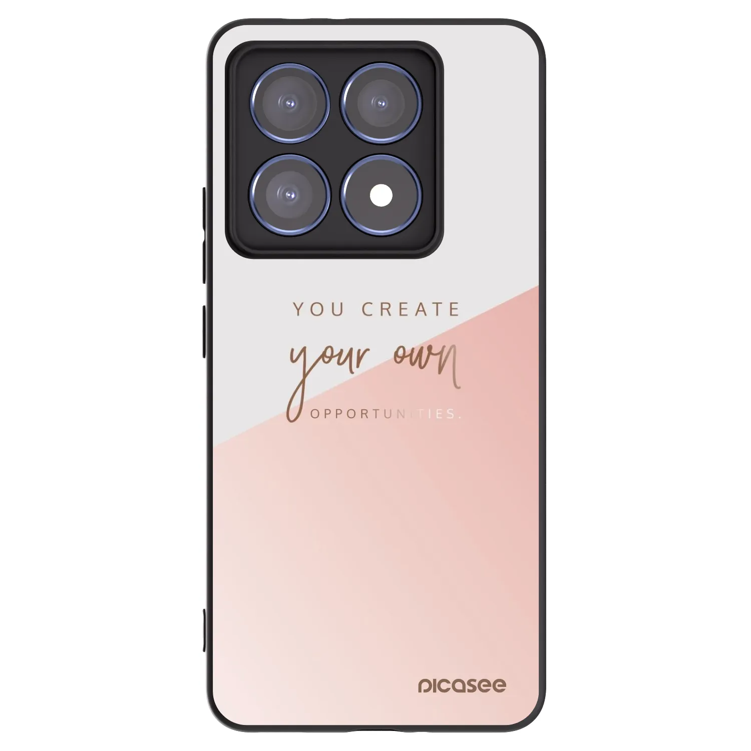 Picasee Xiaomi 14T Pro Hülle - Schwarzes Silikon - You create your own opportunities