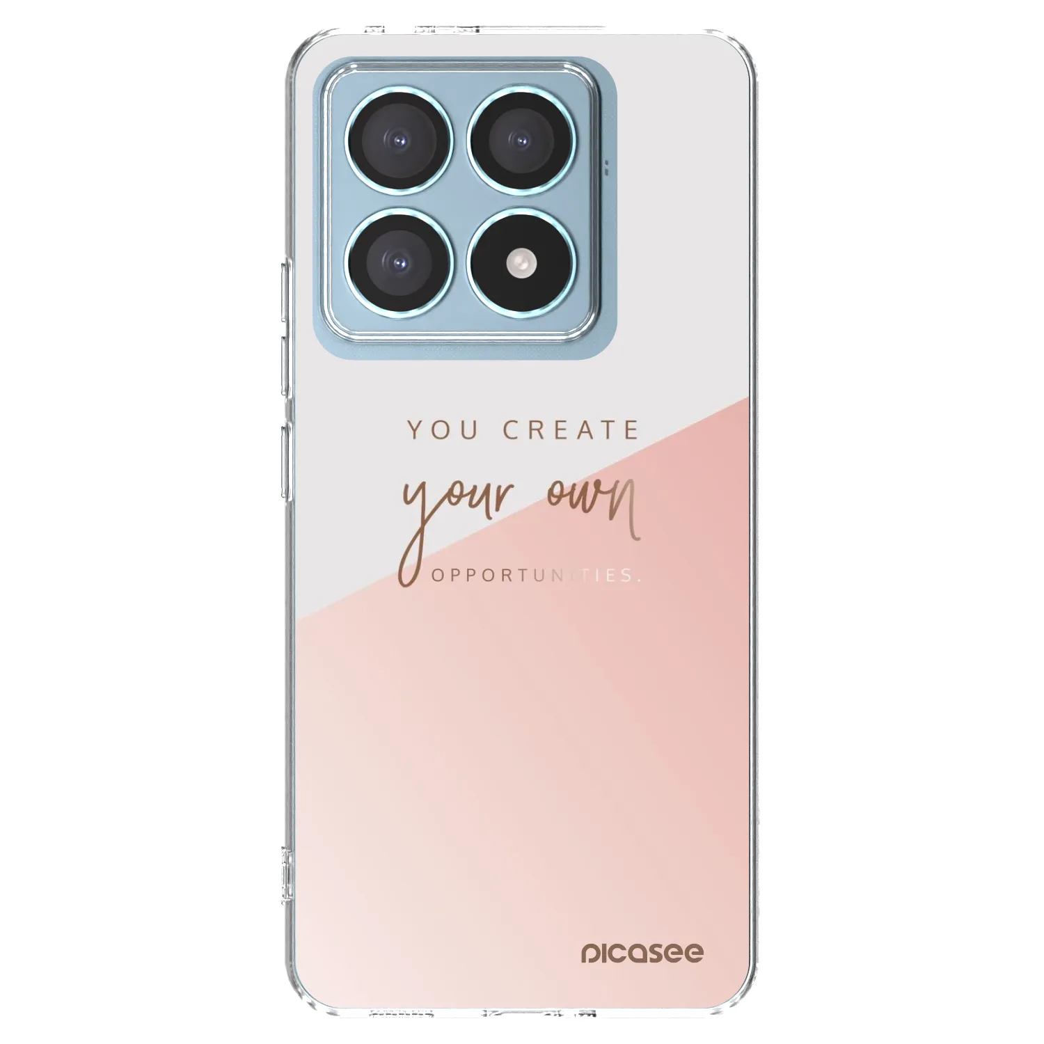 Picasee Xiaomi 14T Pro Hülle - Transparentes Silikon - You create your own opportunities