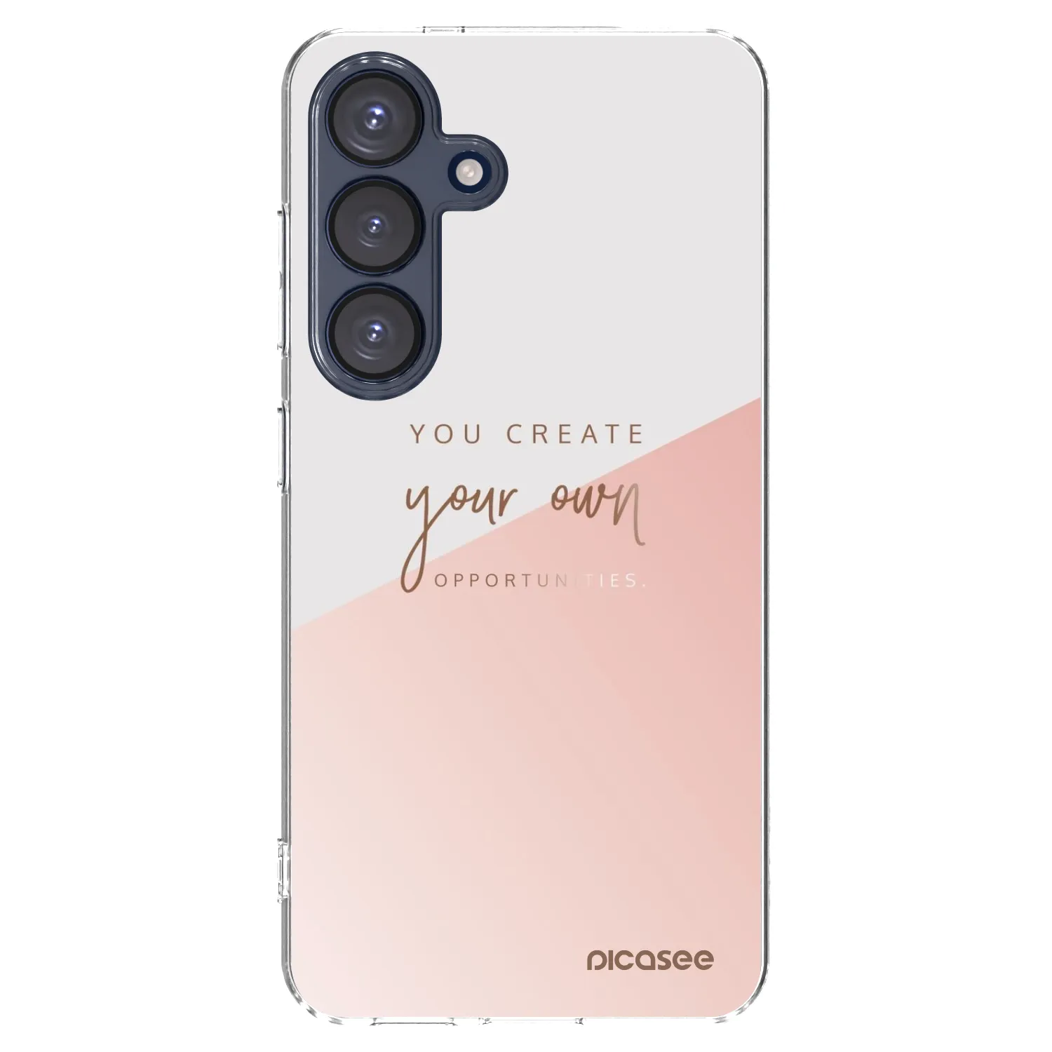 Picasee Samsung Galaxy S25 5G Hülle - Transparentes Silikon - You create your own opportunities