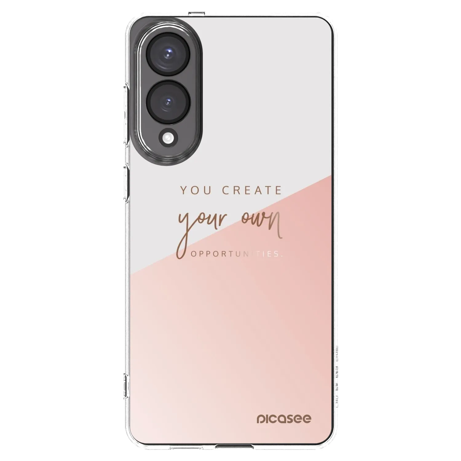 Picasee Samsung Galaxy S25 Edge 5G Hülle - Transparentes Silikon - You create your own opportunities