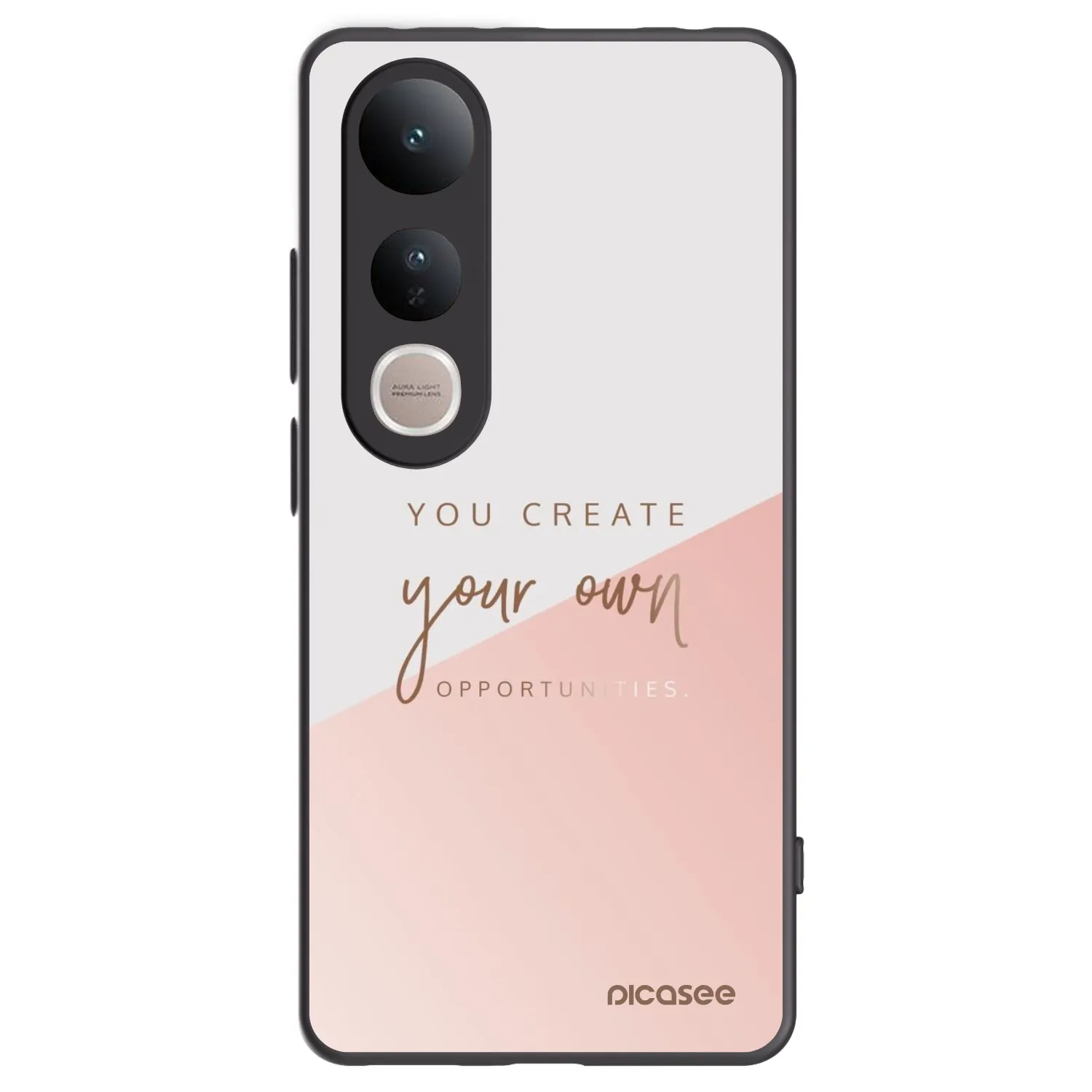 Picasee Vivo V50 Lite 5G Hülle - Schwarzes Silikon - You create your own opportunities