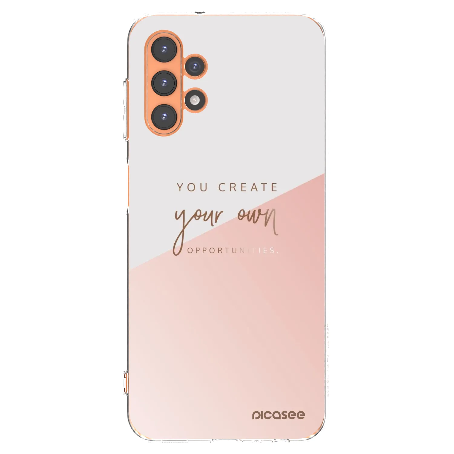 Picasee Samsung Galaxy A13 5G Hülle - Transparentes Silikon - You create your own opportunities