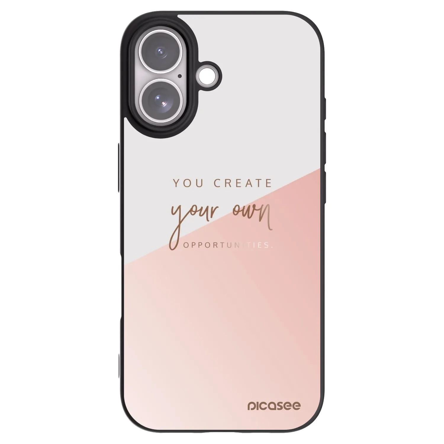Picasee Apple iPhone 17 Hülle - Schwarzes Silikon - You create your own opportunities