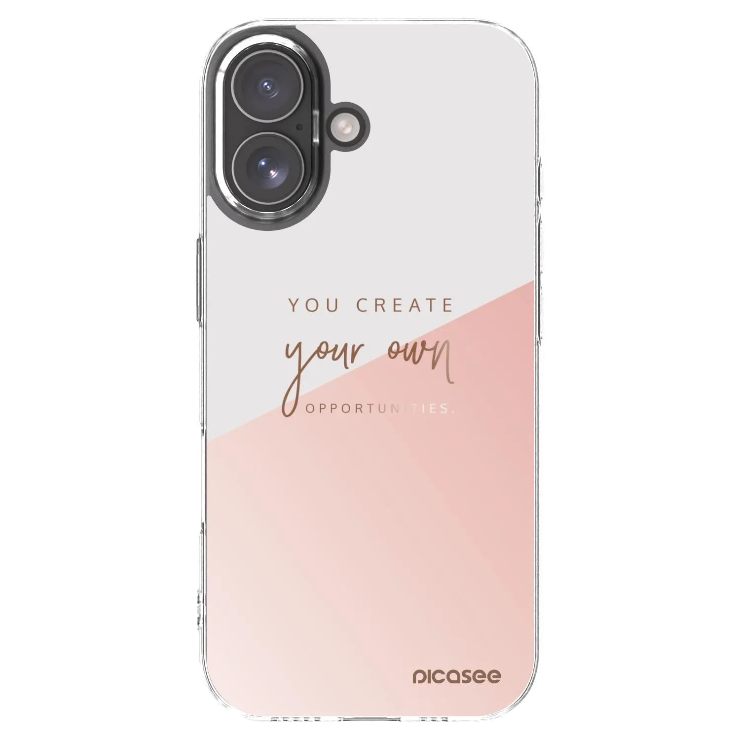 Picasee Apple iPhone 17 Hülle - Transparentes Silikon - You create your own opportunities
