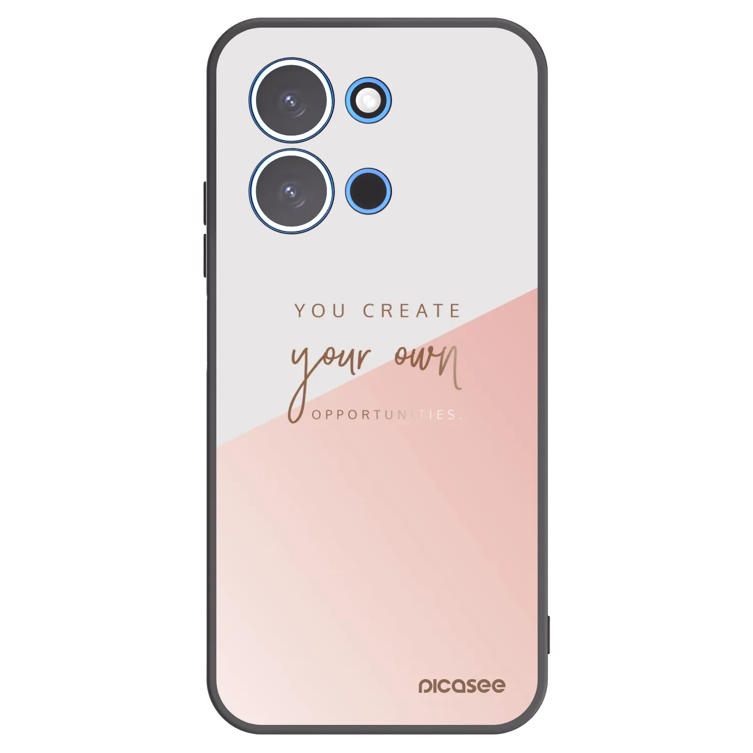 Picasee Xiaomi Redmi 15C 4G Hülle - Schwarzes Silikon - You create your own opportunities