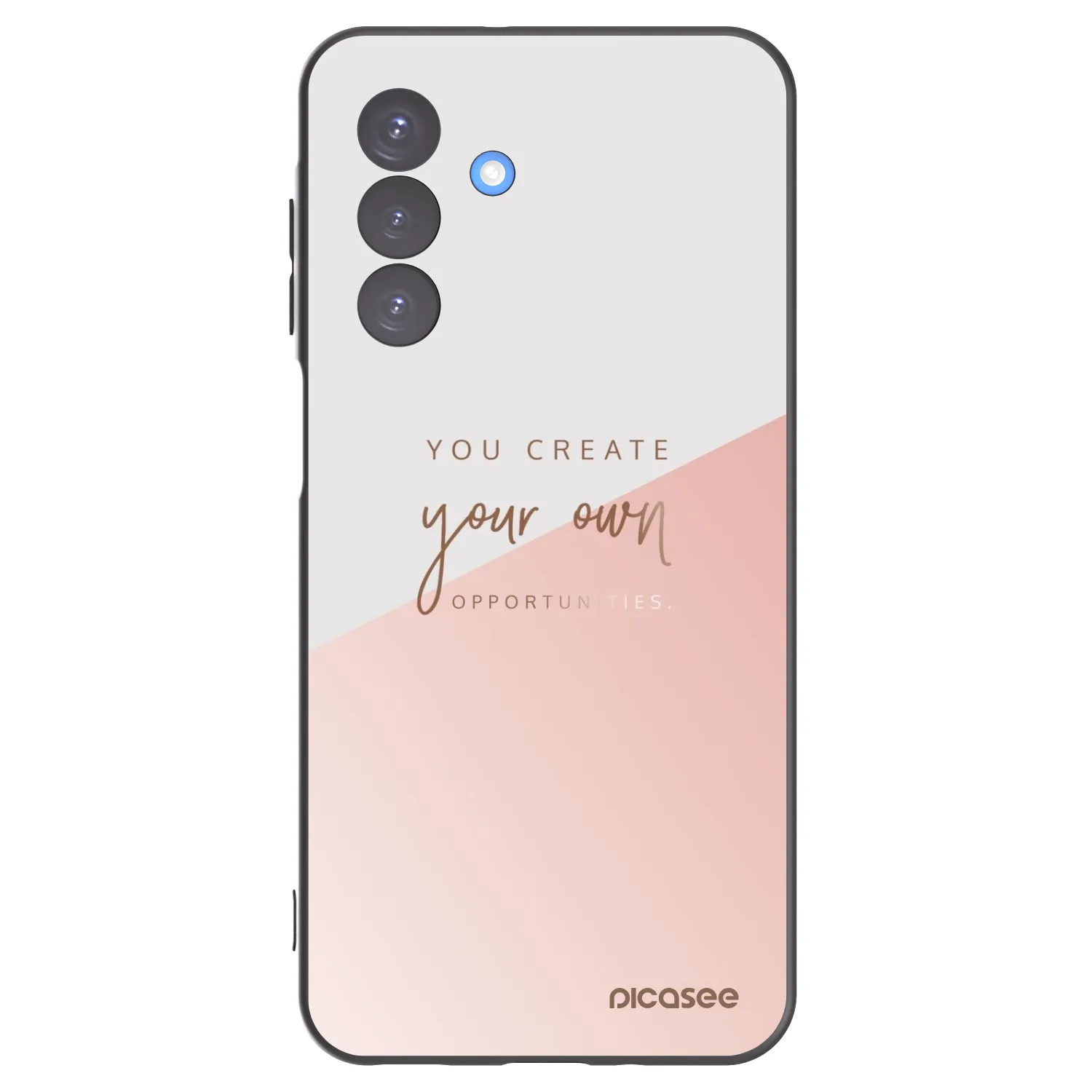 Picasee Samsung Galaxy A17 5G Hülle - Schwarzes Silikon - You create your own opportunities