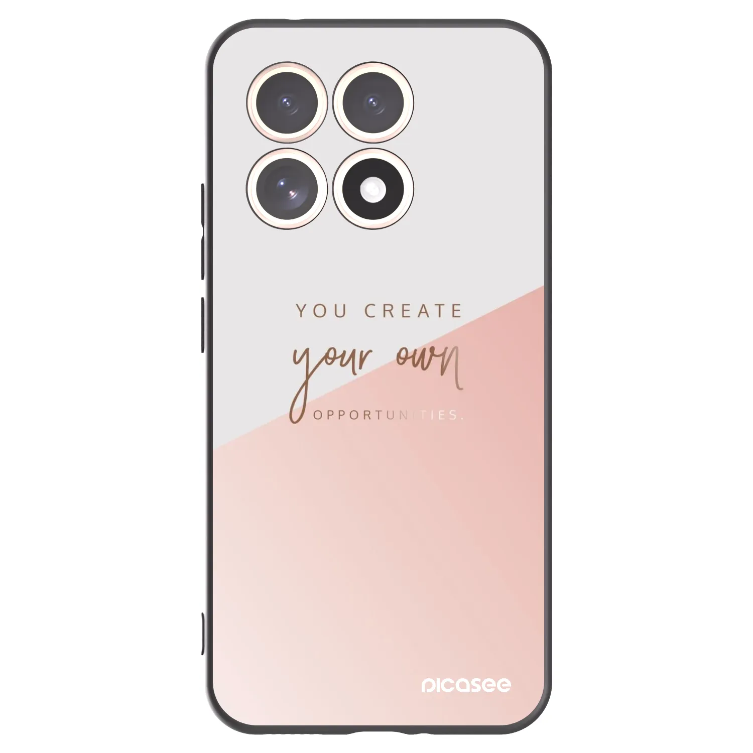 Picasee Xiaomi 15T Hülle - Schwarzes Silikon - You create your own opportunities