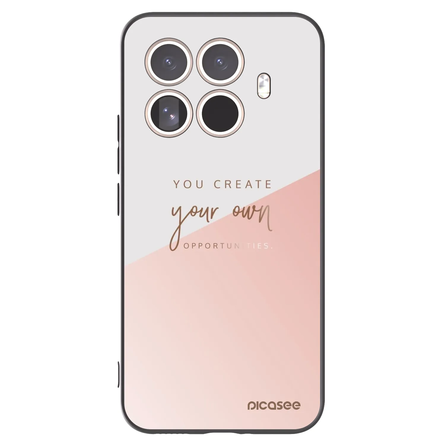 Picasee Xiaomi 15T Pro Hülle - Schwarzes Silikon - You create your own opportunities