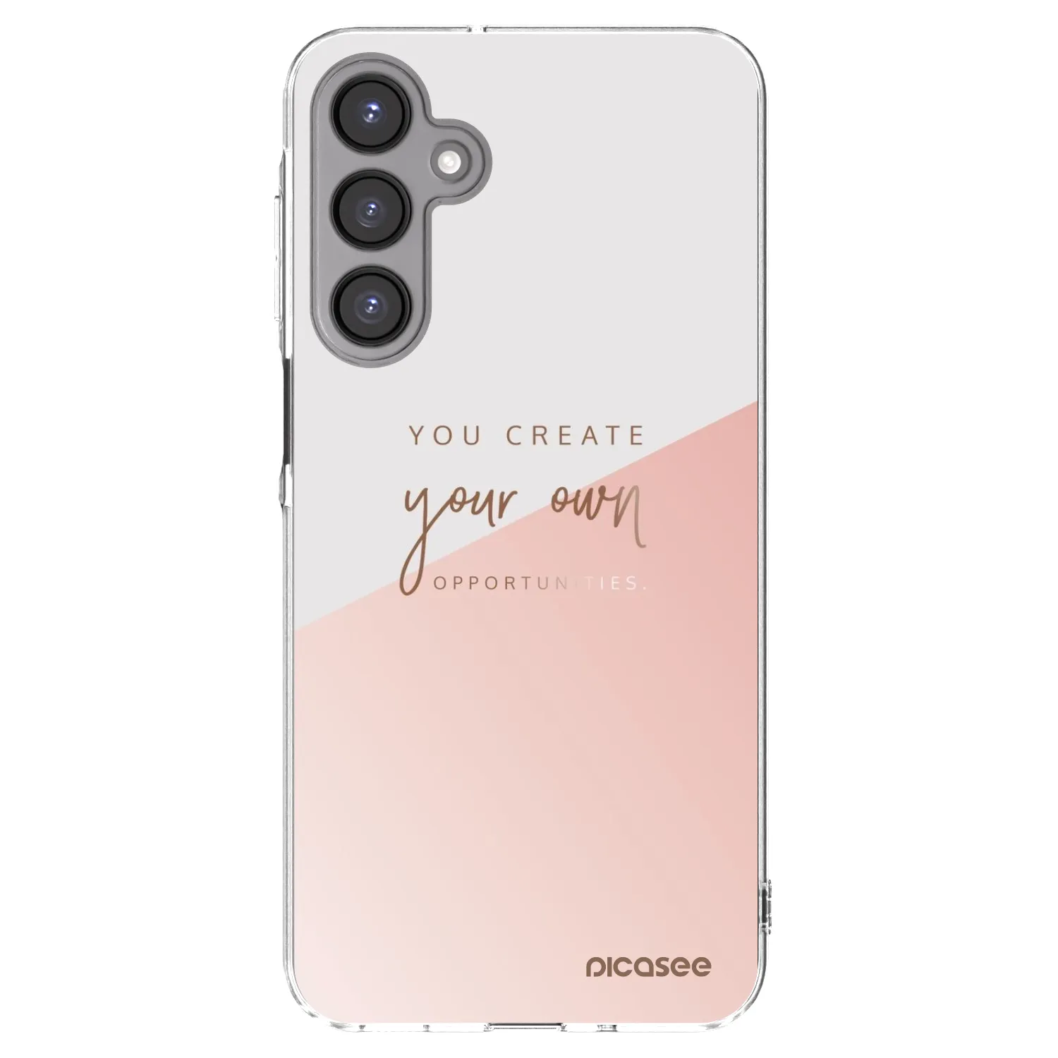 Picasee Samsung Galaxy A16 4G Hülle - Transparentes Silikon - You create your own opportunities