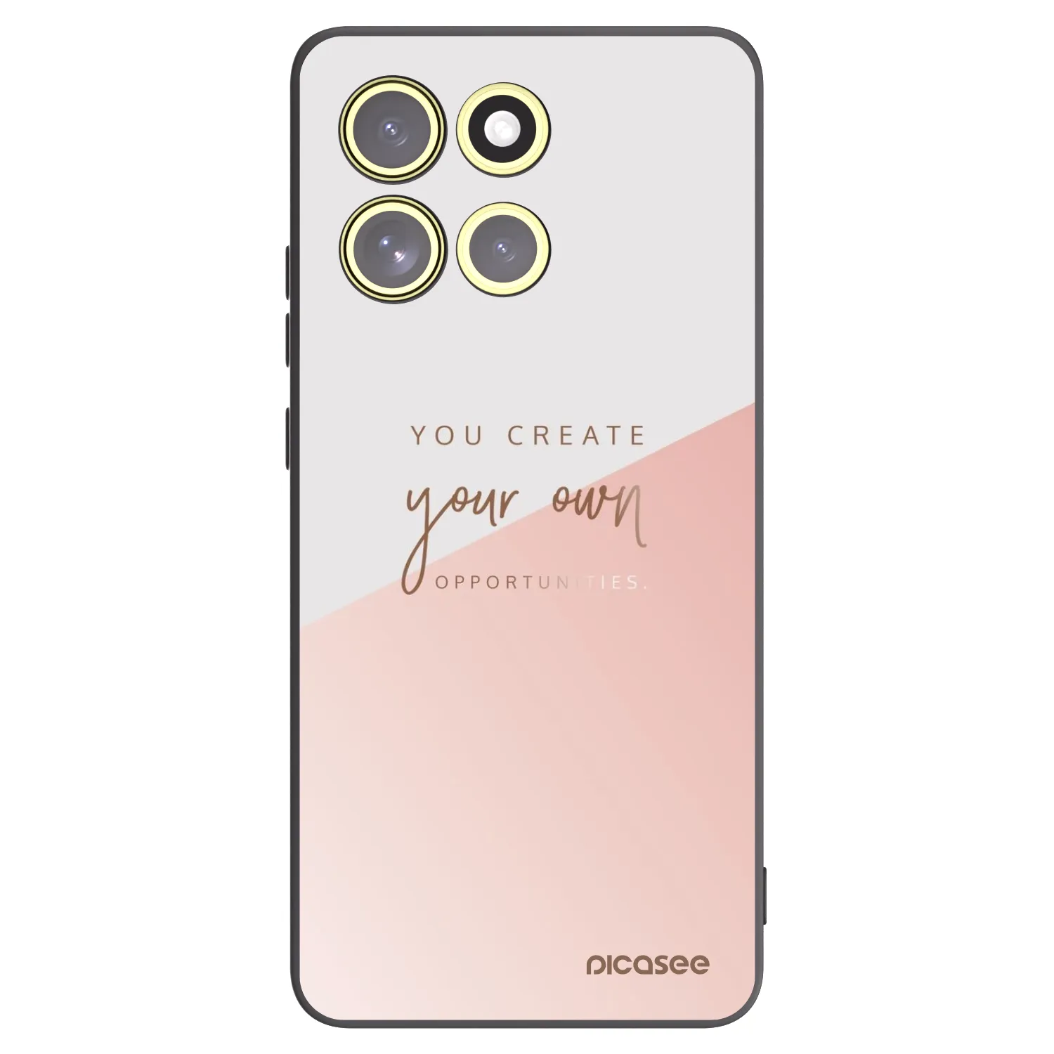 Picasee Motorola Moto G86 Power 5G Hülle - Schwarzes Silikon - You create your own opportunities