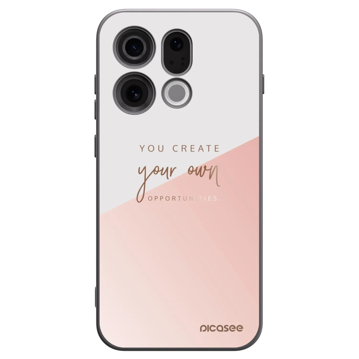 Picasee OPPO Find X9 Hülle - Schwarzes Silikon - You create your own opportunities