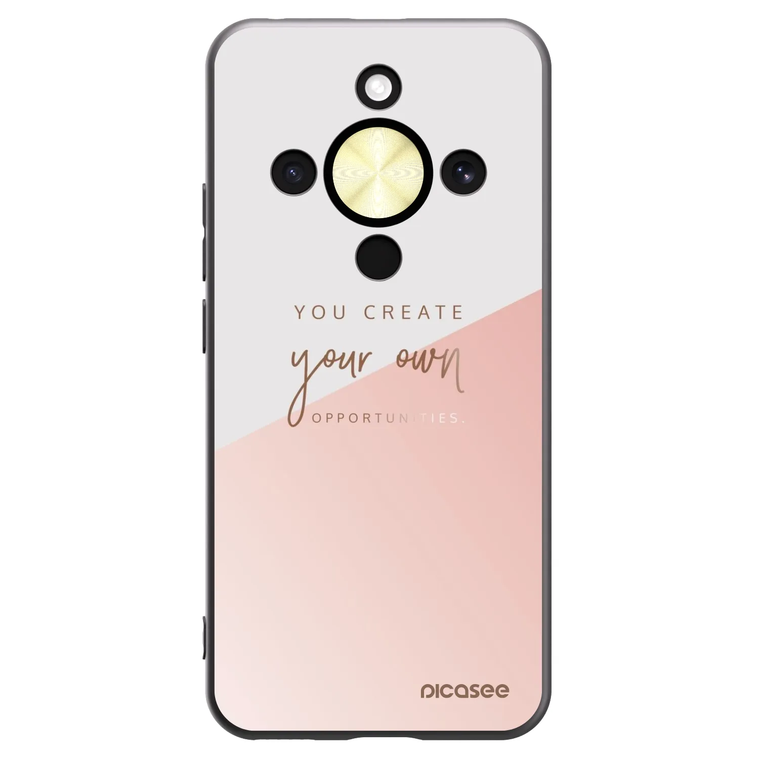 Picasee Honor Magic8 Lite 5G Hülle - Schwarzes Silikon - You create your own opportunities