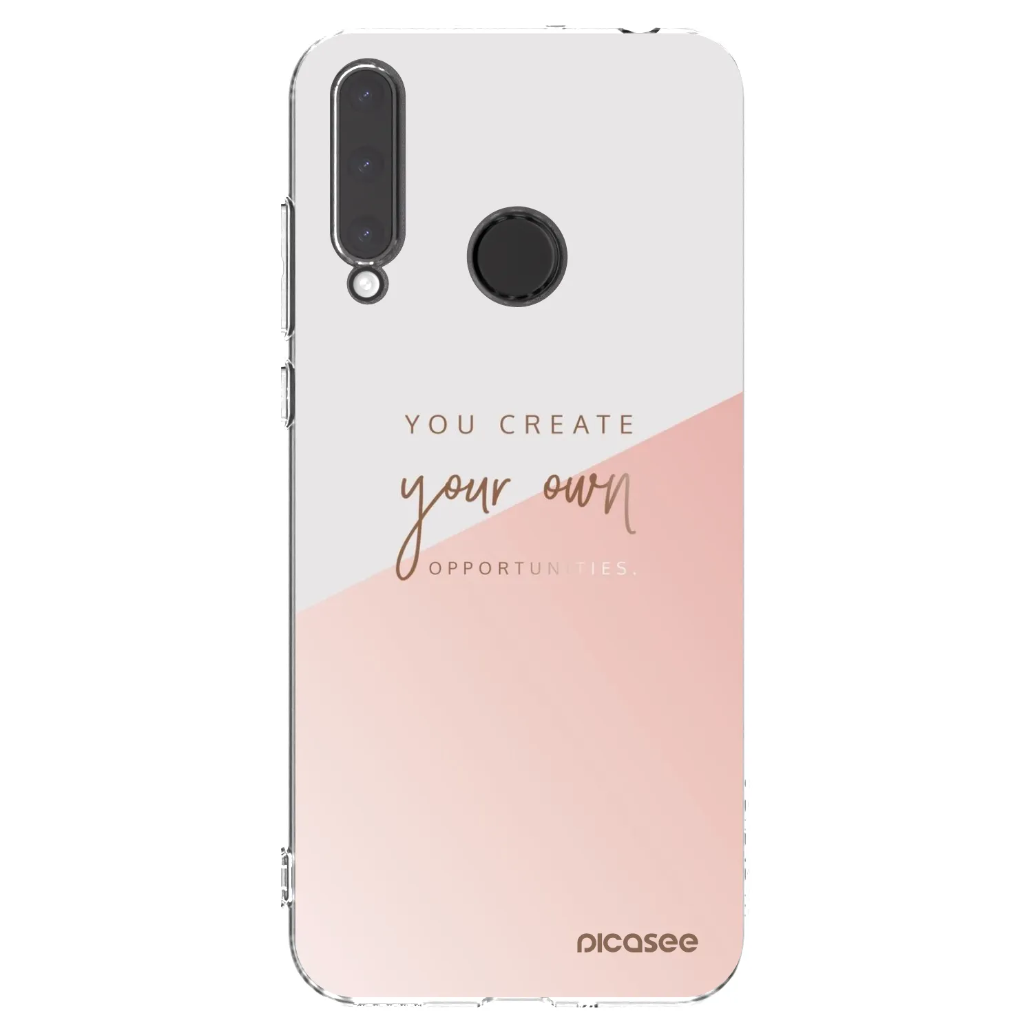 Picasee Honor 20 Lite Hülle - Transparentes Silikon - You create your own opportunities