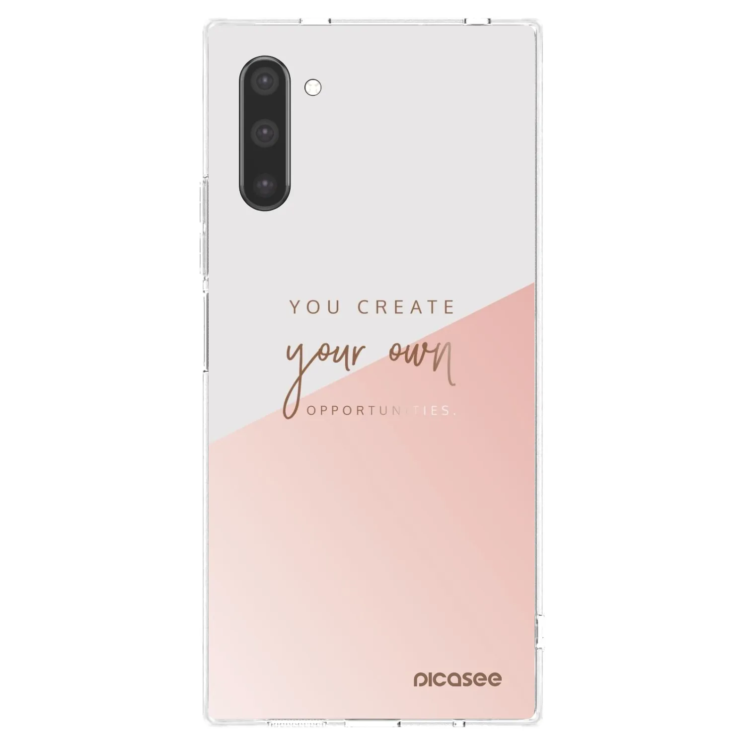 Picasee Samsung Galaxy Note 10 N970F Hülle - Transparentes Silikon - You create your own opportunities
