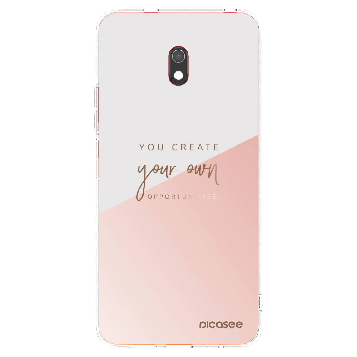 Picasee Xiaomi Redmi 8A Hülle - Transparentes Silikon - You create your own opportunities