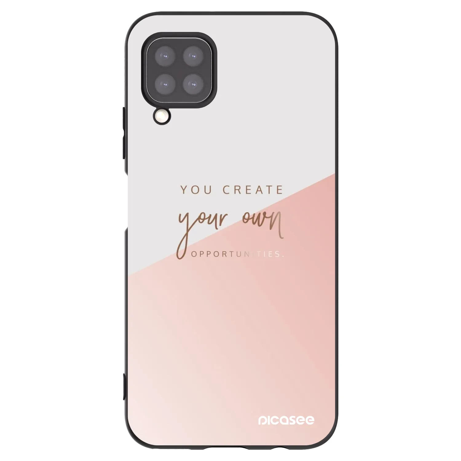 Picasee Huawei P40 Lite Hülle - Schwarzes Silikon - You create your own opportunities