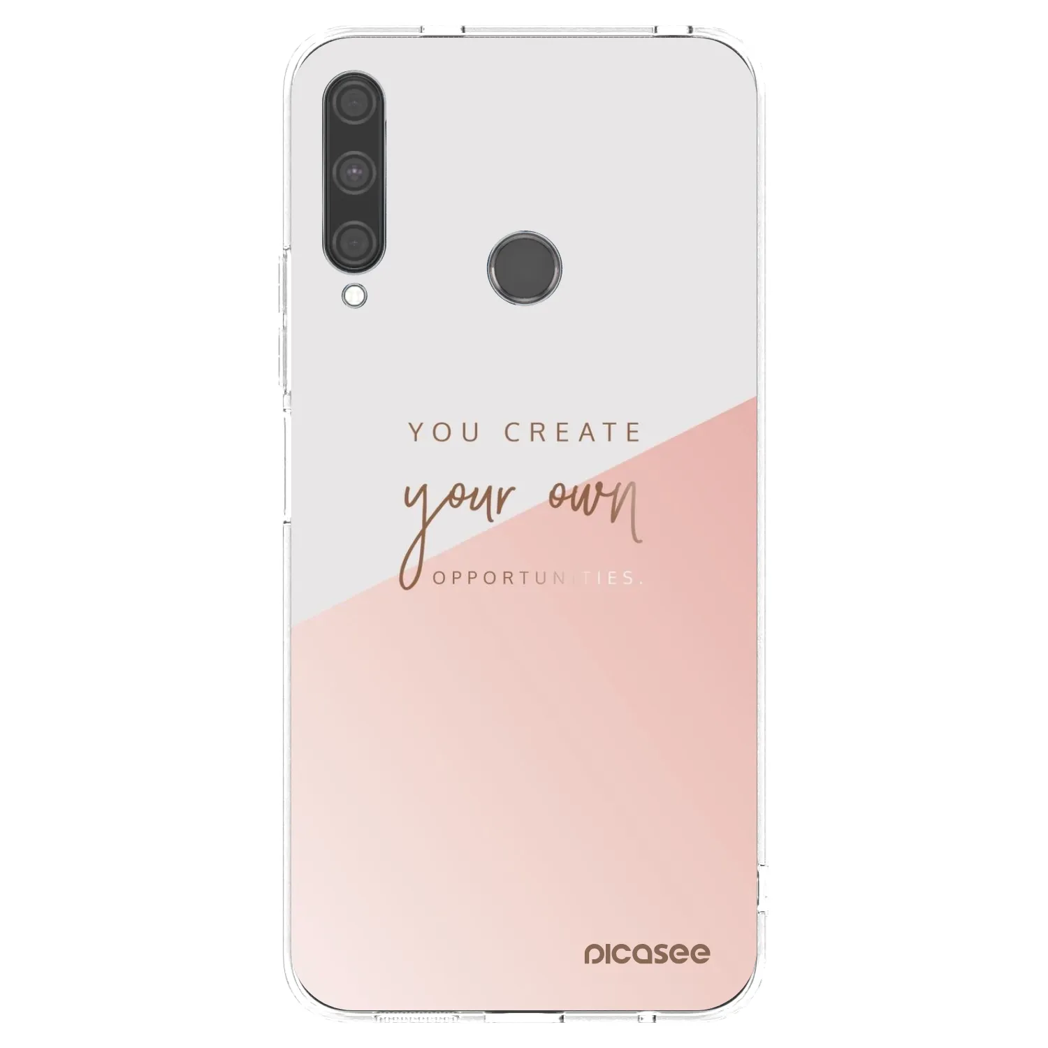 Picasee Huawei P40 Lite E Hülle - Transparentes Silikon - You create your own opportunities