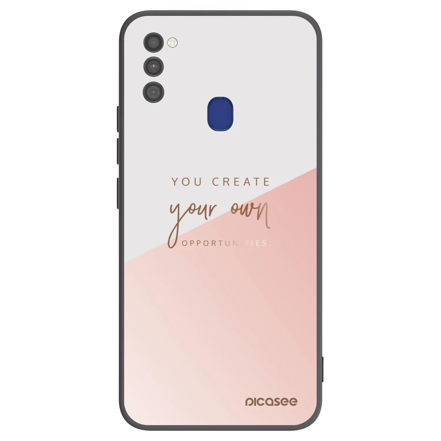 Picasee Samsung Galaxy M21 M215F Hülle - Schwarzes Silikon - You create your own opportunities