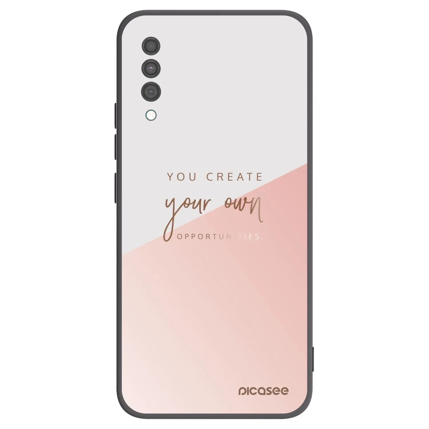 Picasee Samsung Galaxy A30s A307F Hülle - Schwarzes Silikon - You create your own opportunities