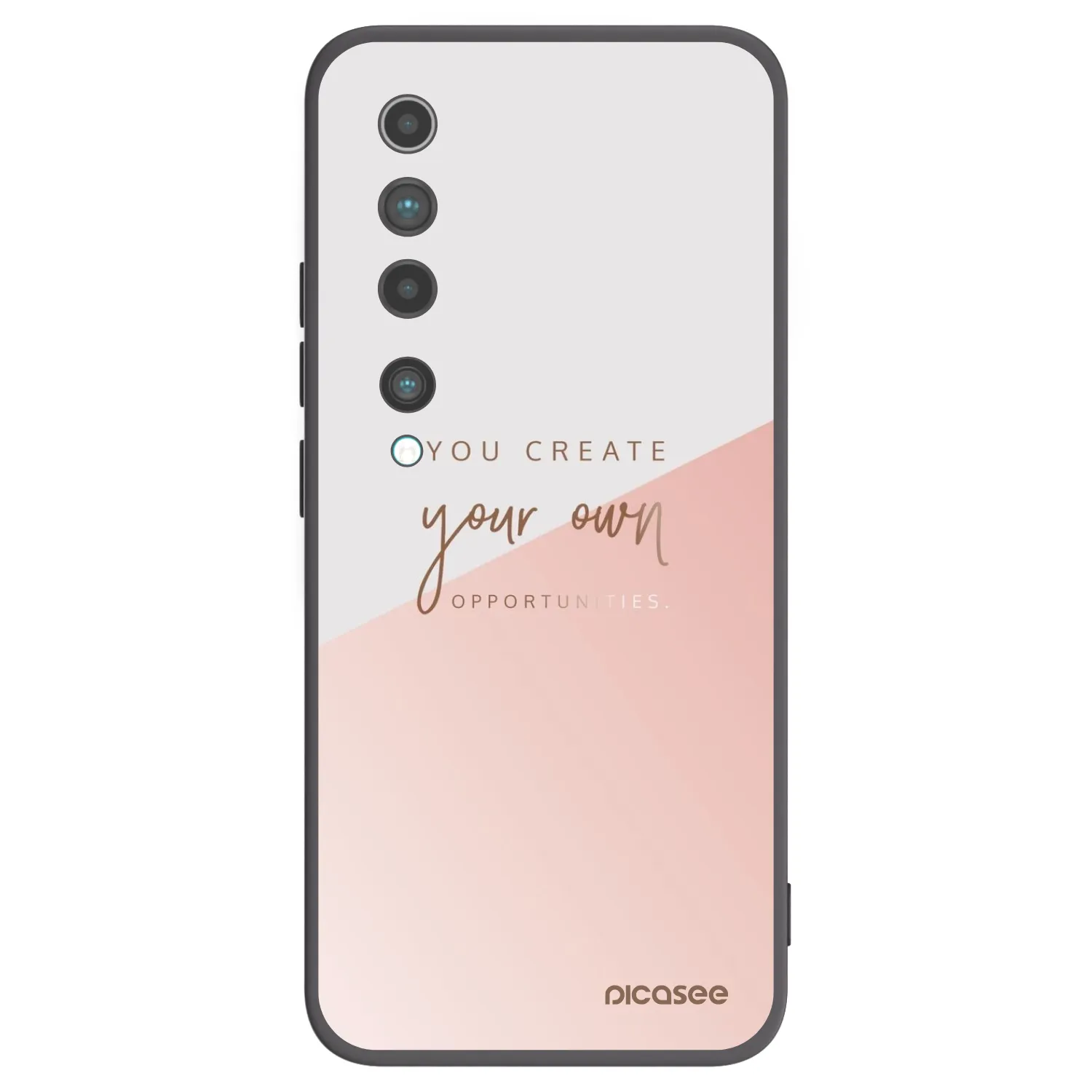 Picasee Xiaomi Mi 10 Hülle - Schwarzes Silikon - You create your own opportunities
