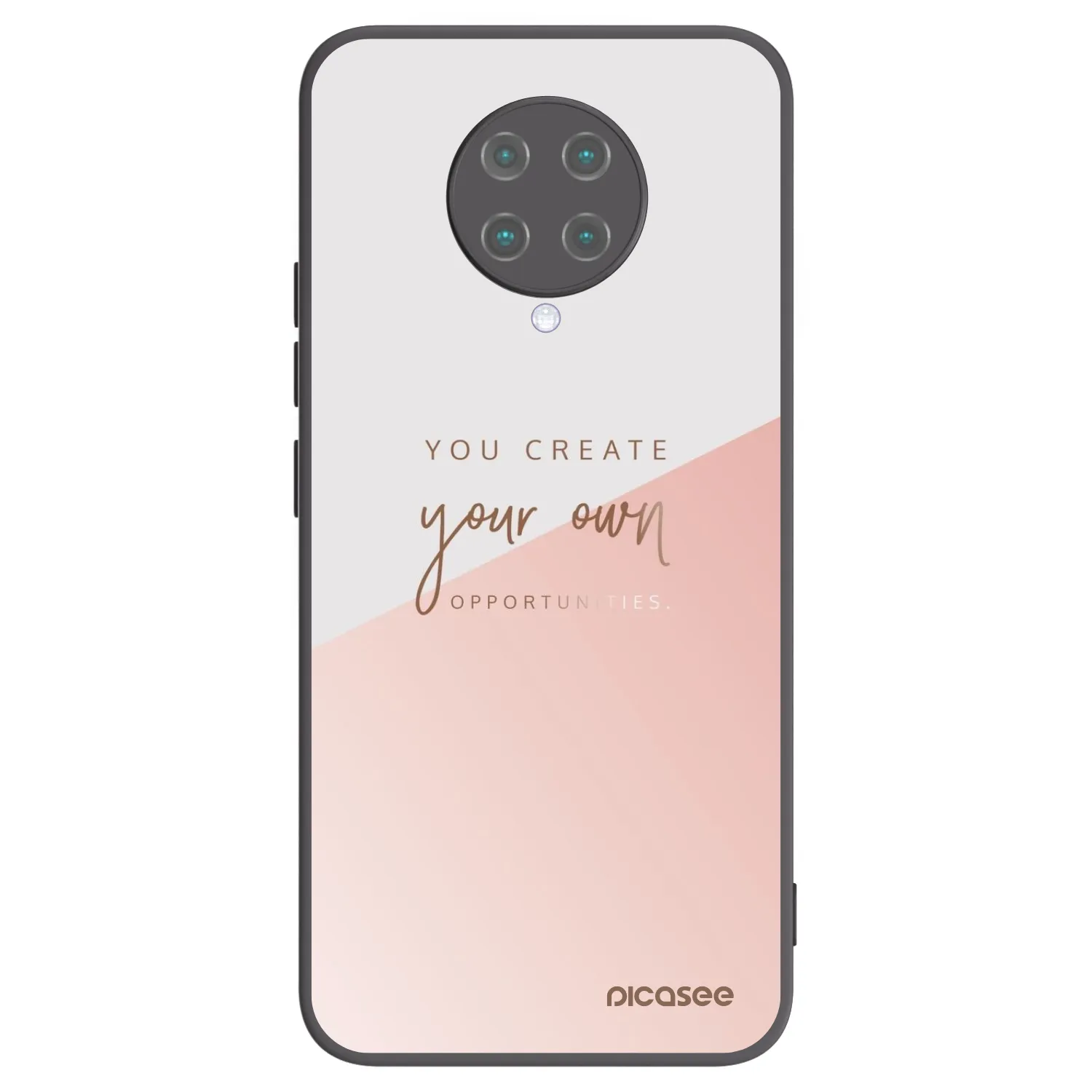 Picasee Xiaomi Poco F2 Pro Hülle - Schwarzes Silikon - You create your own opportunities