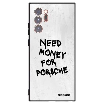 Picasee Samsung Galaxy Note 20 Ultra Hülle - Schwarzes Silikon - White Dollar