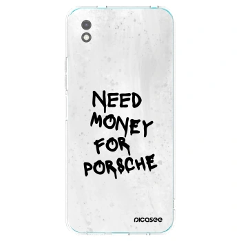 Picasee Xiaomi Redmi 9A Hülle - Schwarzes Silikon - White Dollar