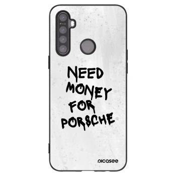 Picasee Realme 6i Hülle - Schwarzes Silikon - White Dollar