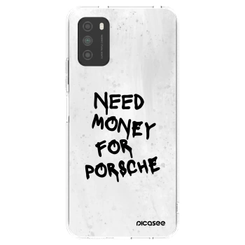 Picasee Xiaomi Poco M3 Hülle - Transparentes Silikon - White Dollar