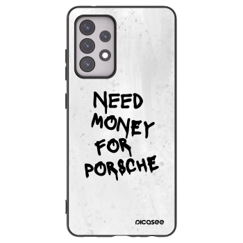 Picasee Samsung Galaxy A52 5G A525F Hülle - Schwarzes Silikon - White Dollar