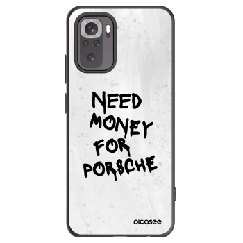 Picasee Xiaomi Redmi Note 10S Hülle - Schwarzes Silikon - White Dollar