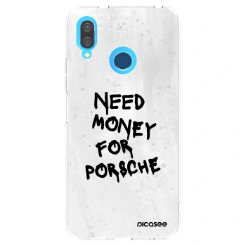 Picasee Huawei P20 Lite Hülle - Transparentes Silikon - White Dollar