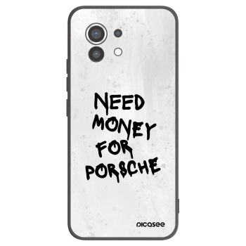 Picasee Xiaomi Mi 11 Hülle - Schwarzes Silikon - White Dollar
