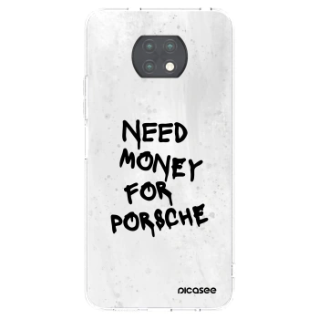 Picasee Xiaomi Redmi Note 9T Hülle - Transparentes Silikon - White Dollar