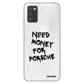 Hülle für Samsung Galaxy A03s A037G - White Dollar
