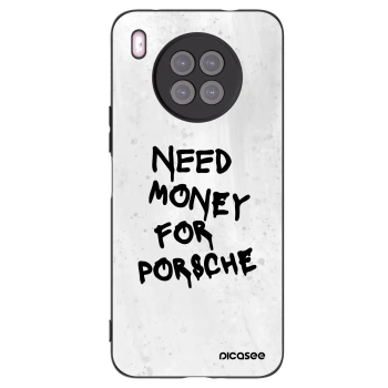 Picasee Huawei Nova 8i Hülle - Schwarzes Silikon - White Dollar