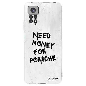 Picasee Xiaomi Redmi Note 11 Hülle - Transparentes Silikon - White Dollar