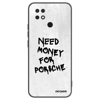 Picasee Xiaomi Redmi 10C Hülle - Schwarzes Silikon - White Dollar